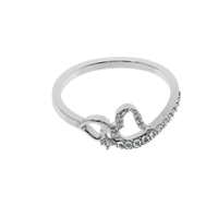 AJRETAIL 0.15ct Doğal Elmas Söz Yüzüğü 'Key My Heart' HI Renk VS-SI Berraklık Sarı Beyaz Altın IGI Sertifikalı Düğün Hediyesi