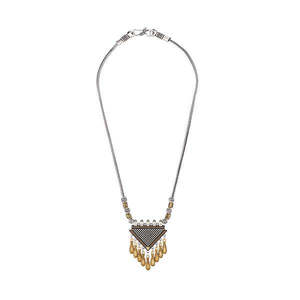 Jeweljunk Boho Collier 1111021 Chaînes En Alliage Plaqué Or avec Formes Numériques Géométriques pour Cadeau Avec Diamants Perles Zircons - Product Image 1