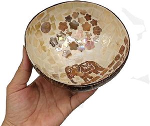 Tazón de Madera Artesanal Ecológico Estilo Rústico con Nácar, Acabado Premium Hecho a Mano para Hogar y Hotel - Product Image 6