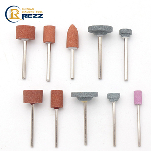 Outils rotatifs, pierres à aiguiser, pierres en carbure de silicium, embouts de meulage, tête de meulage en forme de cylindre - Product Image 1