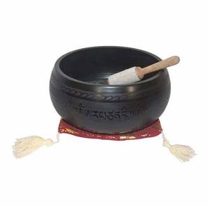 Impressionnant qualité nouveauté bol chantant en aluminium bol de méditation tibétain bol de bouddha de prière religieuse pour la thérapie de Yoga - Product Image 5