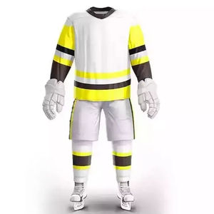 Etiqueta privada al por mayor uniforme de hockey sobre hielo mejor sublimación Multi 3 colores diseño uniforme de hockey sobre hielo nuevo diseño de alta calidad - Product Image 4