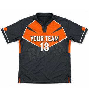 High Quality Rugby Jerseys Customized Team Name New Design Quick Dry Sportswear Rugby Jerseys - Product Image 3