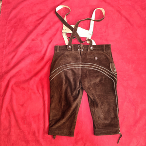 ใหม่ Oktoberfest กางเกงขาสั้น lederhosen-เยอรมัน lederhosen-Trachten ผู้ชายใส่โลโก้ตามสั่ง - Product Image 6