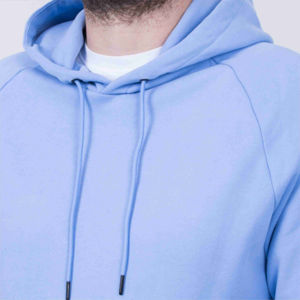 เสื้อกันหนาวมีฮู้ดสำหรับผู้ชาย, ผ้าฝ้าย100% โอเวอร์ไซซ์ผ้าฝรั่งเศสย้อมสีทึบ - Product Image 5