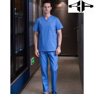 Uniformes de enfermería para hombre con logotipo personalizado de alta calidad, uniformes hospitalarios de verano con estilo y tela tejida, el mejor diseño nuevo - Product Image 2