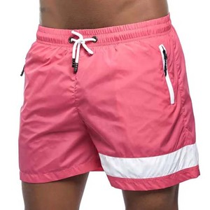 กางเกงขาสั้นผ้าคอตตอนโพลีเอสเตอร์คุณภาพสูงสำหรับผู้ชายไซส์ใหญ่พิเศษเอวมีเชือกผูก - Product Image 5