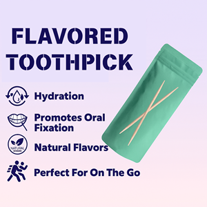 优质调味牙签 - 助助戒烟 - 无尼古丁 - 非转基因、犹太洁食、纯素、冬青 - Product Image 5