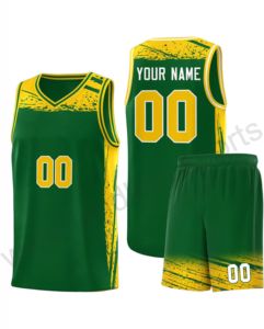 ชุดบาสเก็ตบอลเครื่องแบบบาสเก็ตบอลวัสดุโพลีเอสเตอร์100% ดีไซน์ดี - Product Image 5