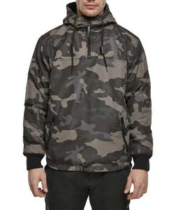 Chaqueta Anorak Personalizada al por Mayor, de Alta Calidad, Ecológica, Impermeable, 100% Poliéster, con Media Cremallera y Cuello Alto para Hombre - Product Image 3