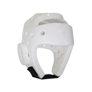 อุปกรณ์ป้องกันศีรษะเทควันโดคุณภาพสูง สีดำ แดง และน้ำเงิน  หุ้มด้วยโฟมเคลือบหนัง PU สำหรับผู้ชาย - Product Image 3