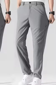 Pantalons longs pour hommes de haute qualité OEM, personnalisés, originaux, vente chaude, respirants, extensibles, coupe slim - Product Image 4