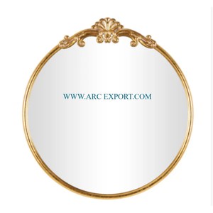 Laiton antique fait à la main Art traditionnel miroir suspendu intérieur de haute qualité forme carrée hôtels décoration murale miroir de l'Indien - Product Image 4