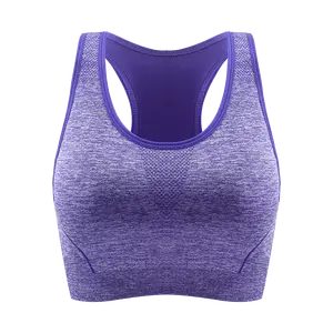 Sujetador deportivo de talla grande para mujer, ropa de gimnasio, secado rápido, logotipo personalizado - Product Image 4