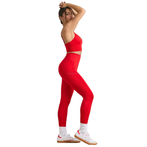 Nuevo Conjunto de Yoga para Mujer, 100% Algodón, Transpirable, Diseño Sólido Personalizable, Alta Calidad, Moda en Tendencia, Precio - Product Image 4