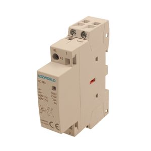 AC contattore modulare 2P 1M 1NO + 1NC 25A AC 230V IP20 IEC61095/HC-225 IEC60947-4-1 - Product Image 3