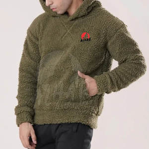 New Arrival Pullover Men <b>Sherpa</b> <b>Hoodies</b> Oversized Best Selling Men <b>Sherpa</b> <b>Hoodies</b> For Good Sale - Product Image 1