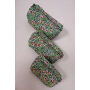 Durable Printed Indian Cotton Waterproof Zipper Makeup <b>Bag</b> for Travel for Cosmetics-Portable Large Capacity Fashion Design - Product Image 5