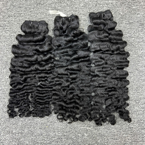 100% cheveux humains bruts bouclés vietnamiens non transformés Super Double dessinés de haute qualité un donneur - Product Image 5