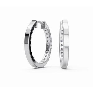 Aros Clásicos Redondos de Diamantes Eleanor de Oro de 9 Quilates de Primera Calidad, Joyería Cultivada en Laboratorio, Proveedor Mayorista B2B para Exportación - Product Image 3