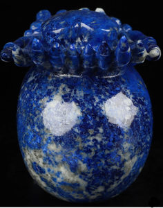 Sculpture en lapis-lazuli sculpté à la main de 4.5 pouces | Statue d'art en pierre de cristal décor à la maison | Fournisseur en gros - Product Image 5