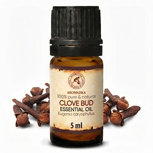 Huile essentielle de clou de girofle 100% pure et naturelle 5 ml Eugenia Caryophyllus Huile d'aromathérapie - Product Image 2