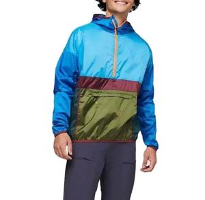 Pull-over coupe-vent respirant en polyester personnalisé Vestes décontractées à col montant Design pour grande taille Dernier automne - Product Image 1
