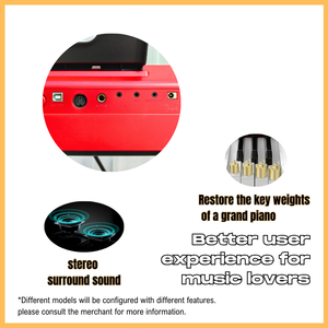 <span class=keywords><strong>Piano</strong></span> Digital <span class=keywords><strong>de</strong></span> 88 Teclas, Teclado Profesional con Acción <span class=keywords><strong>de</strong></span> Martillo, <span class=keywords><strong>Piano</strong></span> Electrónico - Product Image 3