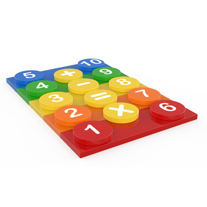 Alfombra de Juego de Espuma Suave de Alta Calidad con Diseño de Calculadora, Números Enlazables y Símbolos Matemáticos para Áreas de Juego Infantiles - Product Image 1