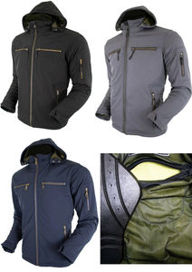 Meilleure vente Hommes Biker Softshell Veste Polyester Travail Coupe-Vent Manteau d'hiver Polaire CE Aramide Rembourré Personnalisé - Product Image 6