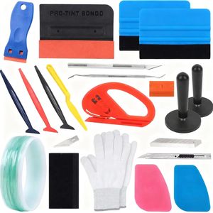 <span class=keywords><strong>Kit</strong></span> Profesional de Herramientas para Vinilo de Tintado de Ventanas de Automóviles ABS, <span class=keywords><strong>Kit</strong></span> de Instalación de PPF, Garantía de 1 Año, Color Personalizado - Product Image 5