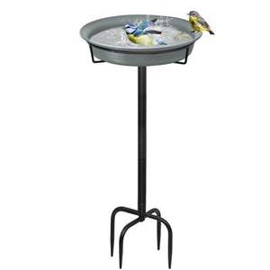 อ่างน้ำนกทรงกลมโลหะสไตล์วินเทจสีบรอนซ์ ทำจากเหล็กทองเหลือง สำหรับตกแต่งสวนกลางแจ้ง แบบลอยน้ำ พร้อมเสาเหล็ก - Product Image 6