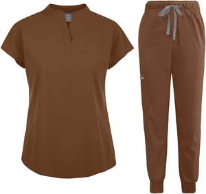 Diseño personalizado Premium Médico Scrubs Set Hospital Doctor Enfermera Quirúrgico Uniforme Jogger Pantalones Top Unisex Fábrica al por mayor - Product Image 2