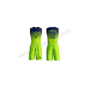 Uniforme de basket-ball personnalisé pour hommes, maillot de basket-ball en polyester de basse qualité, personnalisé - Product Image 3