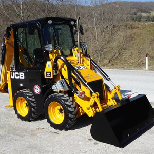 Mini-chargeuse-pelleteuse JCB 1CX 4x4 avec chargeur frontal, composants Huade, couple de levage élevé - Product Image 1