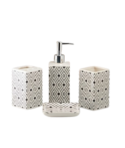 Ensemble de salle de bain en résine ensembles de salle de bain attrayants de haute qualité fabriqués à la main ensembles de décoration de salle de bain haut de gamme - Product Image 4