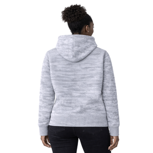 Sudadera con Capucha Heather Grey 08 Soror, Sudadera de Invierno con Diseño Griego para Mujer, Sudadera Rosa y Verde para Hermandad Universitaria, Ropa Casual Elegante - Product Image 2