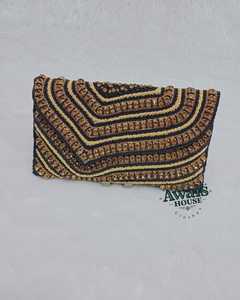 กระเป๋าถือลูกปัดอุตสาหกรรมหนักงานปักลายแบบใหม่กระเป๋าสะพายข้างสายโซ่ประดับมุกเพชรพลอยเทียม - Product Image 2