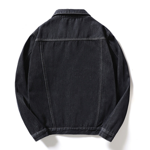 Direct usine fait de haute qualité élégant hommes hiver Denim veste imperméable respirant coupe-vent à capuche conception personnalisable - Product Image 2