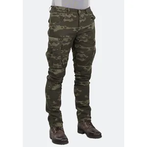 Camouflage hommes moto protecteur doublé Jeans protecteur de genou Biker Denim pantalon Slim OEM Service mi-enduit PK personnalisé
