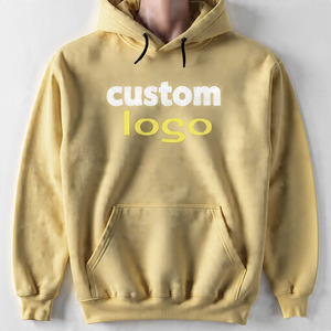 Sweat-shirt à capuche personnalisé avec logo imprimé pour homme, 100% coton molletonné, décontracté, coupe classique, avec poche avant, design automne - Product Image 3