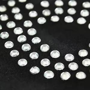 OEM Custom Logo Streetwear Summer Shiny Rhinestone Graphic <b>Baby</b> <b>Tee</b> Hot Fix Rhinestone Cotton Crop Top For Ladies - Product Image 5