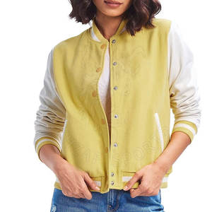 Design personnalisé Vestes Letterman de haute qualité pour femmes Veste Letterman à manches longues pour femmes - Product Image 1