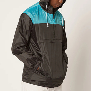 Veste coupe-vent légère à demi-zip de haute qualité, 100% polyester, sur mesure pour hommes - Product Image 4