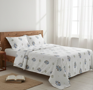 Sábana de Alta Calidad 100% Algodón de Peso Medio 93x108, Tejido Suave No Tejido que Ofrece una Fuerte Absorción de Humedad y Resistencia a las Arrugas - Product Image 3