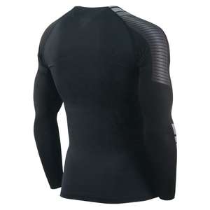 Chemises de compression Rash Guard personnalisées pour hommes, à séchage rapide, manches longues, vêtements de sport pour adultes, MMA - Product Image 2