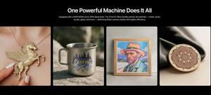 ชุดเครื่องแกะสลักเลเซอร์ X Tool F2 Ultra Deluxe กำลัง 60W MOPA และ 40W ไดโอด แบบคู่ สำหรับแก้ว สภาพใหม่ รองรับรูปแบบไฟล์ DXF - Product Image 4