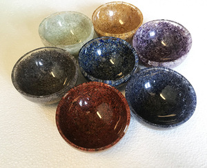 Cuenco de orgonita roja Aventurina de piedras preciosas a la venta, cuencos de orgonita de calidad superior al por mayor, compra en línea de cristales Amayra Exports - Product Image 3