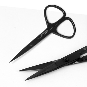 Stahlmann Pro Manche antidérapant de haute qualité en acier inoxydable Lame pointue Tondeuse à sourcils Ciseaux Produit de vente à chaud - Product Image 3