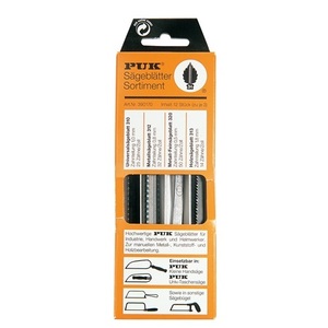 Juego de 12 Hojas de Sierra Universales para Madera y Metal 390170 (Fino) para Manualidades - Product Image 1